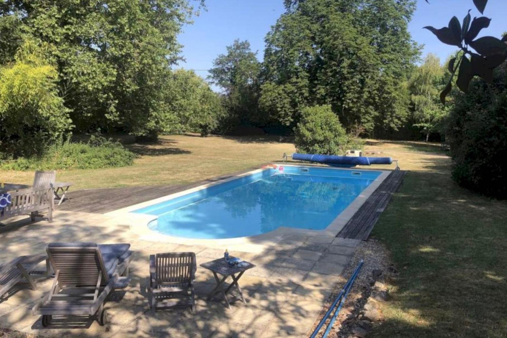 Beautiful 6 Bedroom House With Pool & Large Garden Le Pêchereau Exteriér fotografie