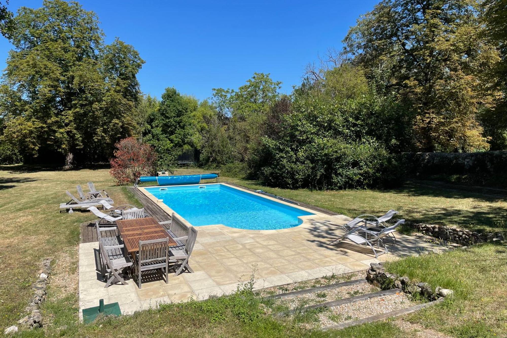 Beautiful 6 Bedroom House With Pool & Large Garden Le Pêchereau Exteriér fotografie